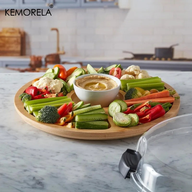 Charcuterie Bamboo Board with Lid