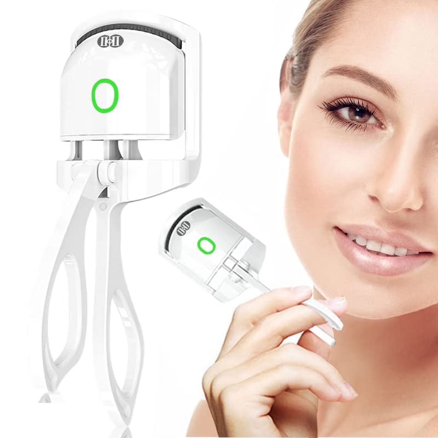 Heated Eyelash Curler for Natural Lashes 