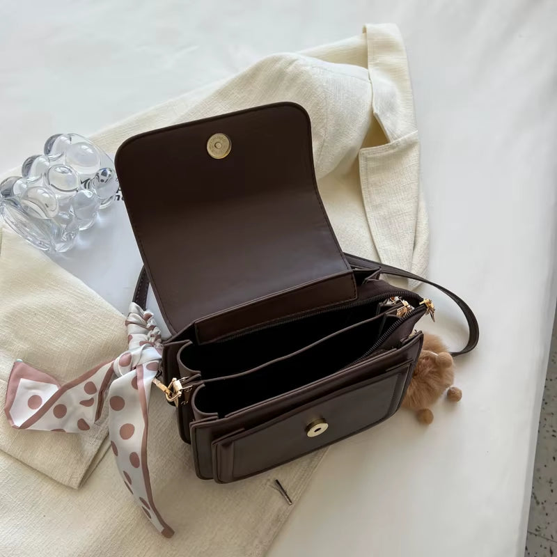 Leather Shoulder Bag Purse 