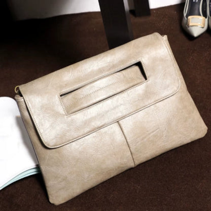 Trending fashion PU leather clutch bag 